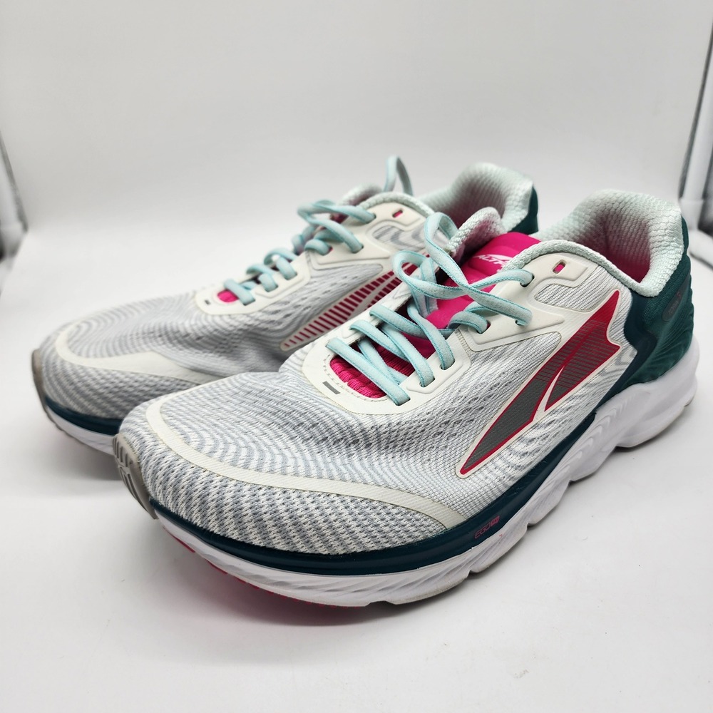 Altra Torin 5 Women's 8.5 Deep Teal Pink Zero Drop Road Running Shoes FootShape